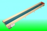 Belt conveyor for soft pellets